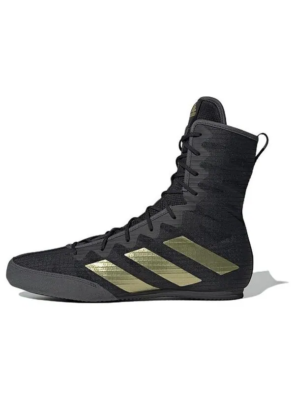 Кроссовки коробка свинья 4 Adidas — изображение 1 из 4, черный/золотистый