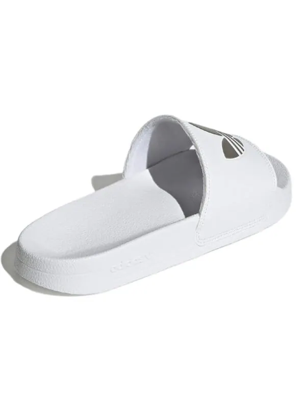 Тапочки adilette lite слайд Adidas — изображение 4 из 4, белый/белый/серебристый