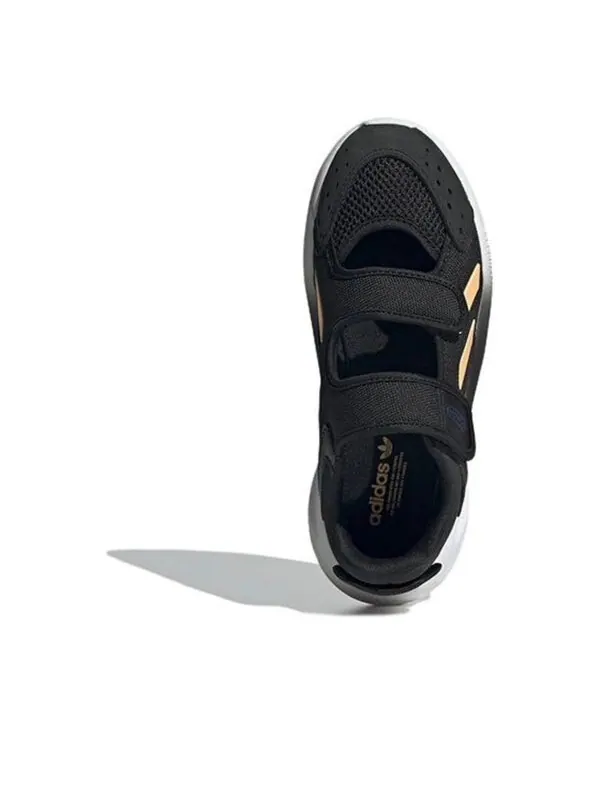 Кроссовки оригиналы ozelia ремешок Adidas — изображение 3 из 3, черный/белый/желтый
