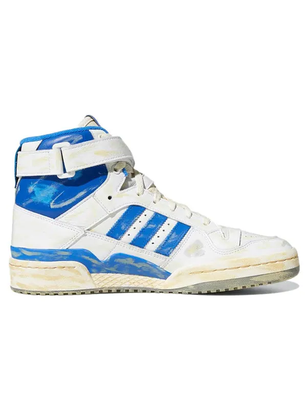 Кроссовки форум 84 высокие Adidas — изображение 2 из 4, белый/синий