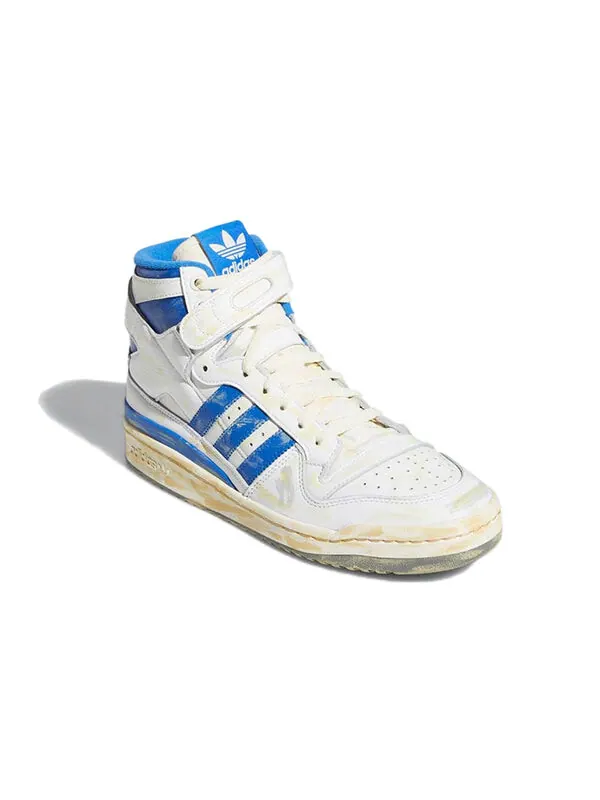 Кроссовки форум 84 высокие Adidas — изображение 3 из 4, белый/синий