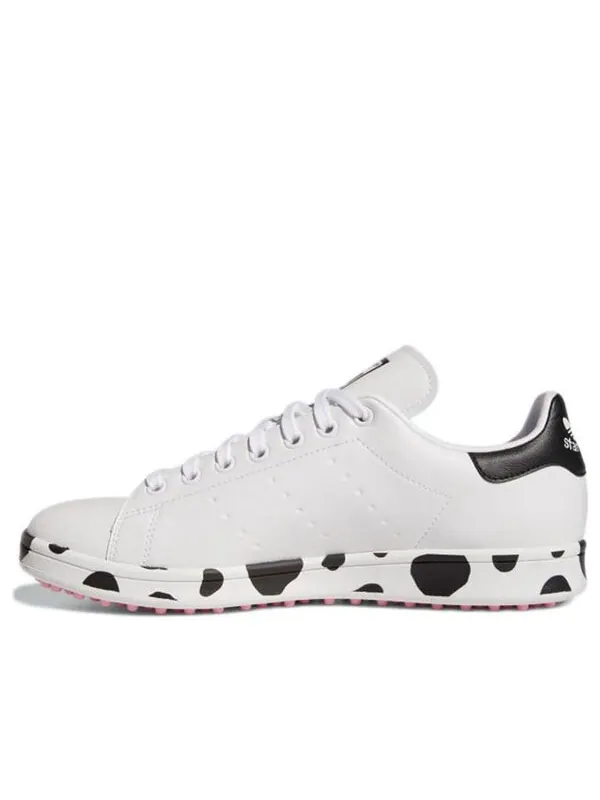 Кроссовки stan smith primegreen le spikeless golf 'cow print' Adidas — изображение 1 из 4, белый/черный