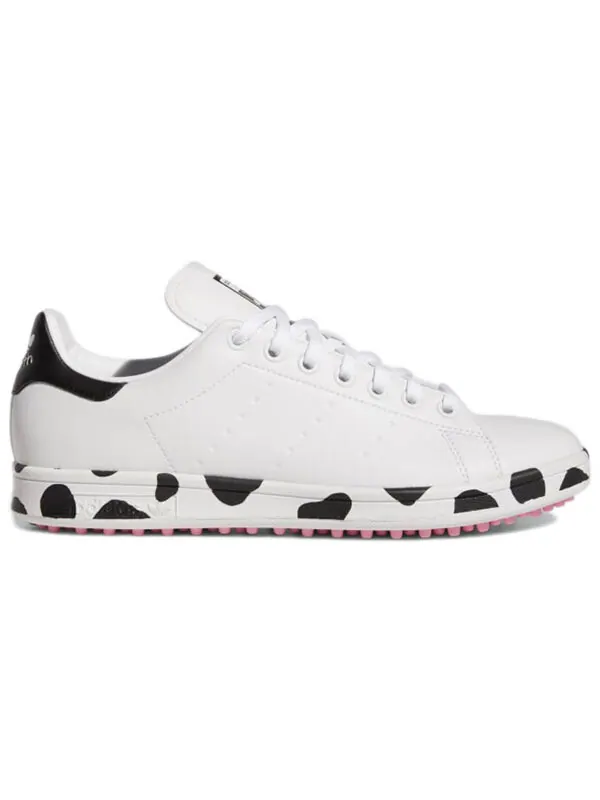 Кроссовки stan smith primegreen le spikeless golf 'cow print' Adidas — изображение 2 из 4, белый/черный