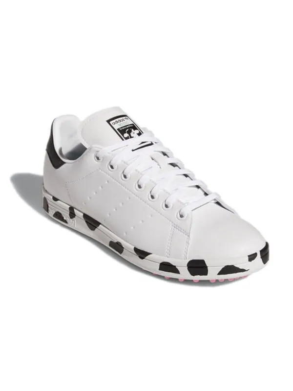 Кроссовки stan smith primegreen le spikeless golf 'cow print' Adidas — изображение 3 из 4, белый/черный