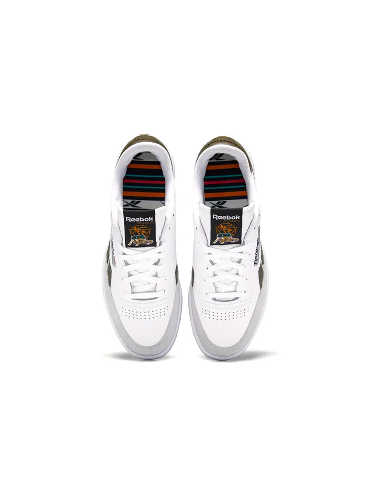 Кеды Reebok Club C Revenge 'White Army Green' — изображение 4 из 6, зеленый