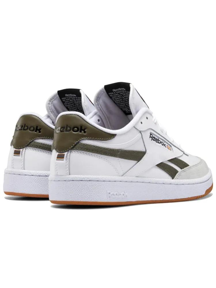 Кеды Reebok Club C Revenge 'White Army Green' — изображение 5 из 6, зеленый