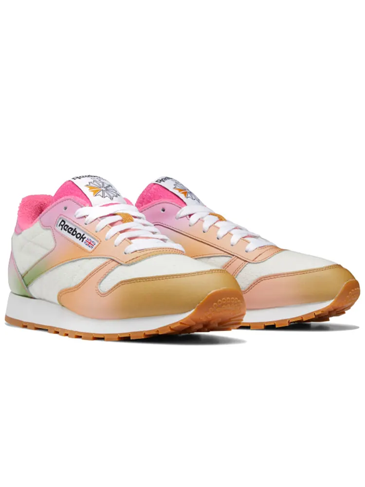 Спортивные кроссовки Reebok Daniel Moon x Classic Leather 'Atomic Pink Radiant Ochre' — изображение 3 из 6, оранжевый