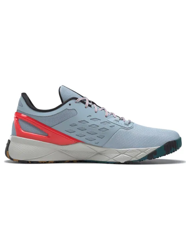 Кроссовки nanoflex tr 'gable grey cherry camo' Reebok — изображение 2 из 4, синий