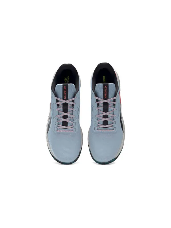 Кроссовки nanoflex tr 'gable grey cherry camo' Reebok — изображение 4 из 4, синий