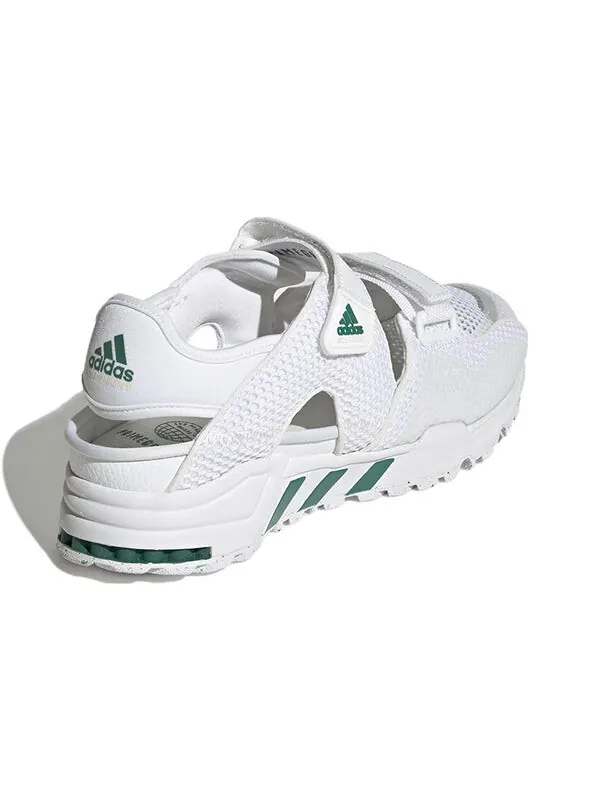 Сандалии eqt93 низкие повседневные спортивные сандалии унисекс Adidas — изображение 4 из 4, белый/зеленый