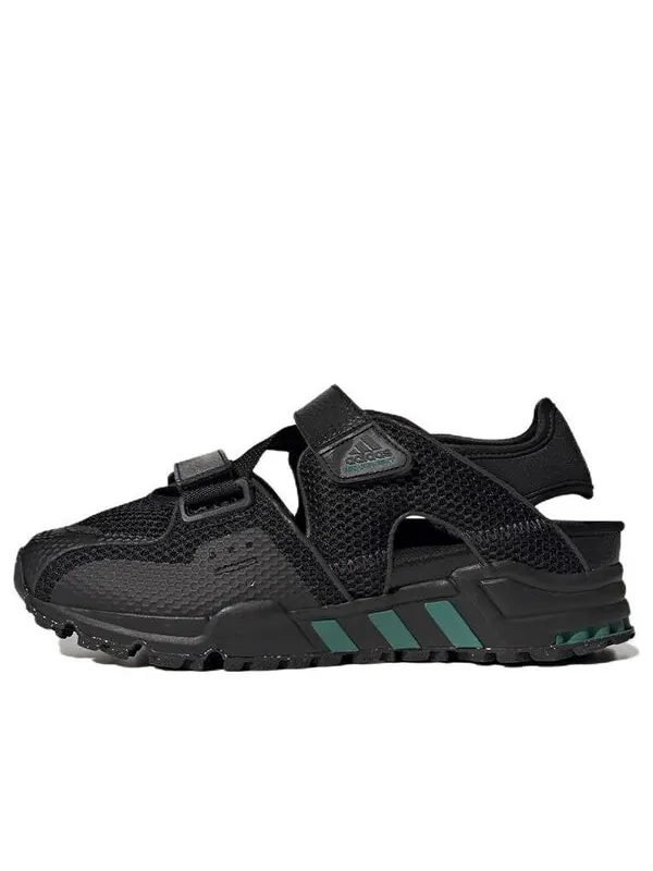 Сандалии eqt93 сандалии Adidas — изображение 1 из 4, черный/зеленый