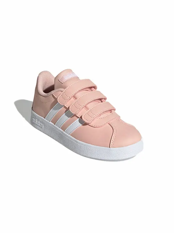Кроссовки vl court 2.0 обувь Adidas — изображение 3 из 4, розовый/белый