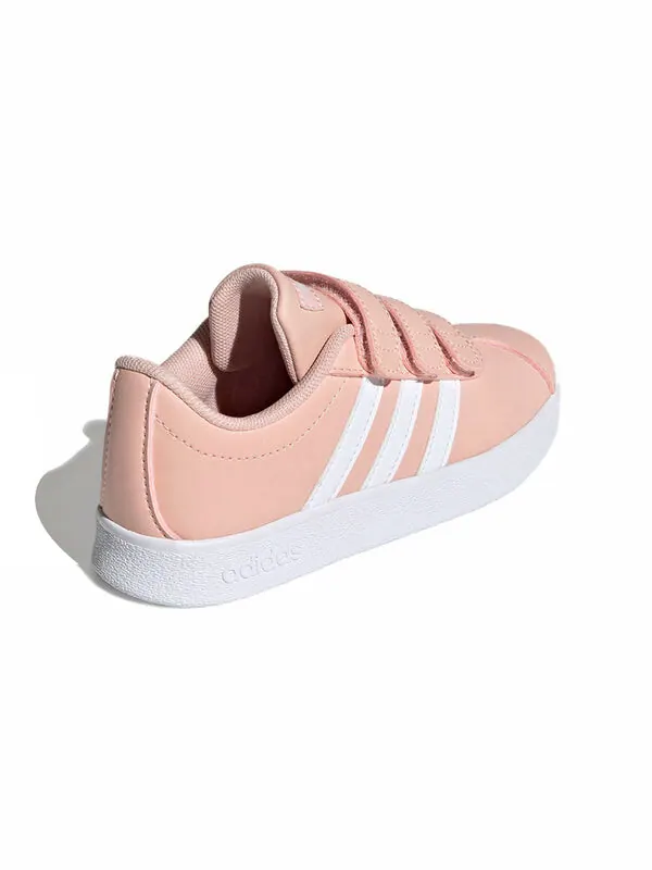 Кроссовки vl court 2.0 обувь Adidas — изображение 4 из 4, розовый/белый