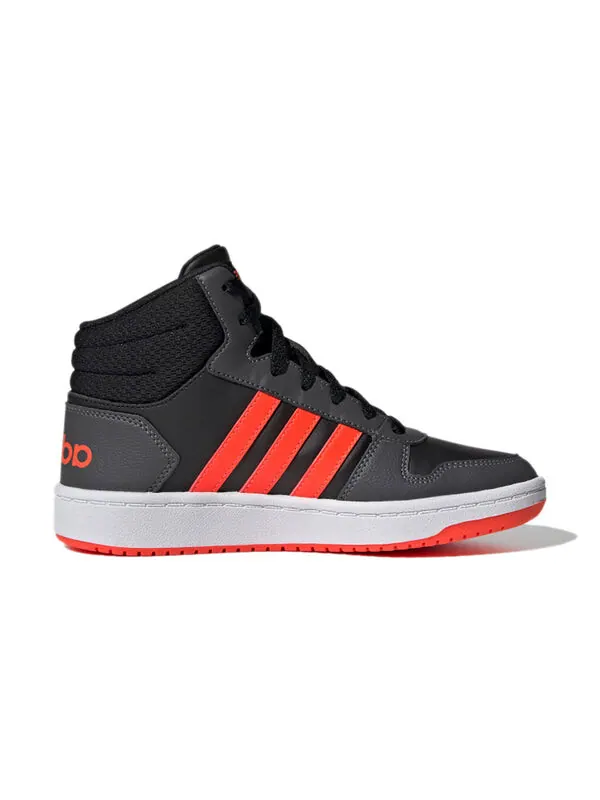 Кроссовки neo hoops 2.0 средние Adidas — изображение 2 из 4, черный/красный