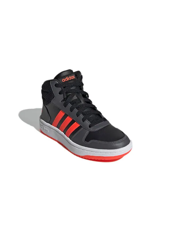 Кроссовки neo hoops 2.0 средние Adidas — изображение 3 из 4, черный/красный