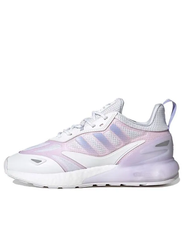 Кроссовки zx 2k boost 2.0 Adidas — изображение 1 из 4, белый/фиолетовый