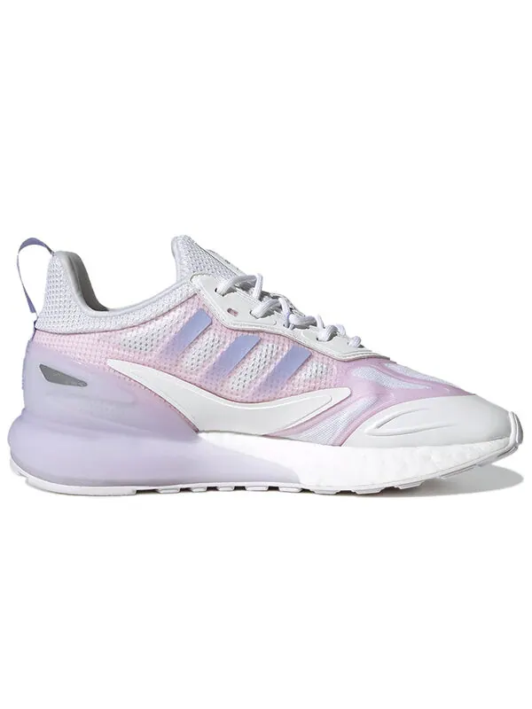Кроссовки zx 2k boost 2.0 Adidas — изображение 2 из 4, белый/фиолетовый