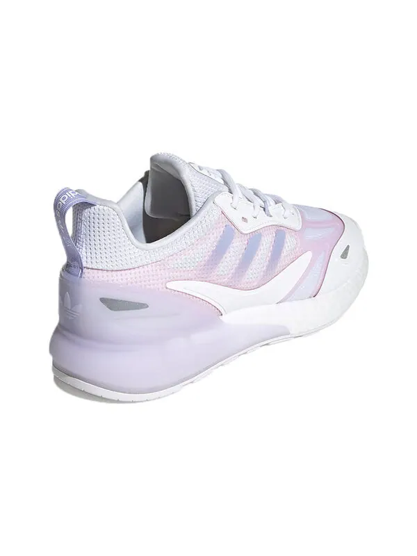 Кроссовки zx 2k boost 2.0 Adidas — изображение 4 из 4, белый/фиолетовый