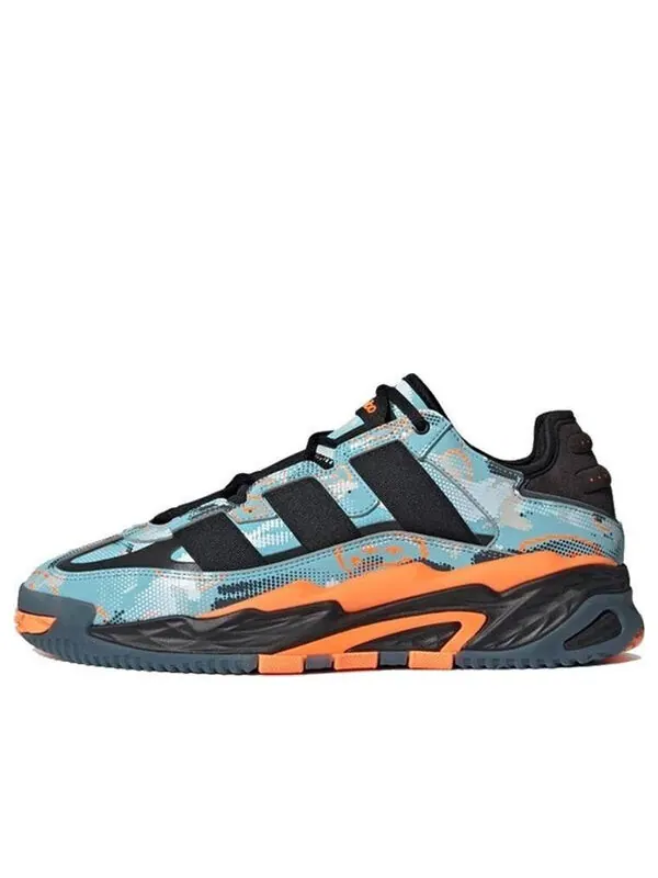 Кроссовки найтбол Adidas — изображение 1 из 4, черный/синий/оранжевый
