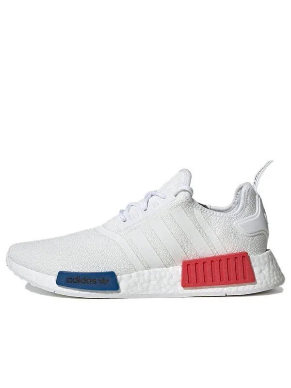 Кроссовки nmd_r1 Adidas — изображение 1 из 4, белый/красный/синий