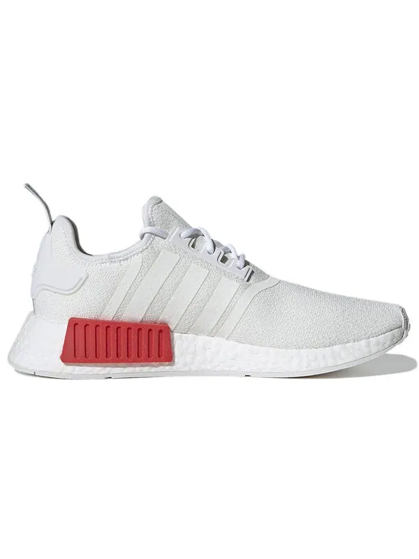 Кроссовки nmd_r1 Adidas — изображение 2 из 4, белый/красный/синий