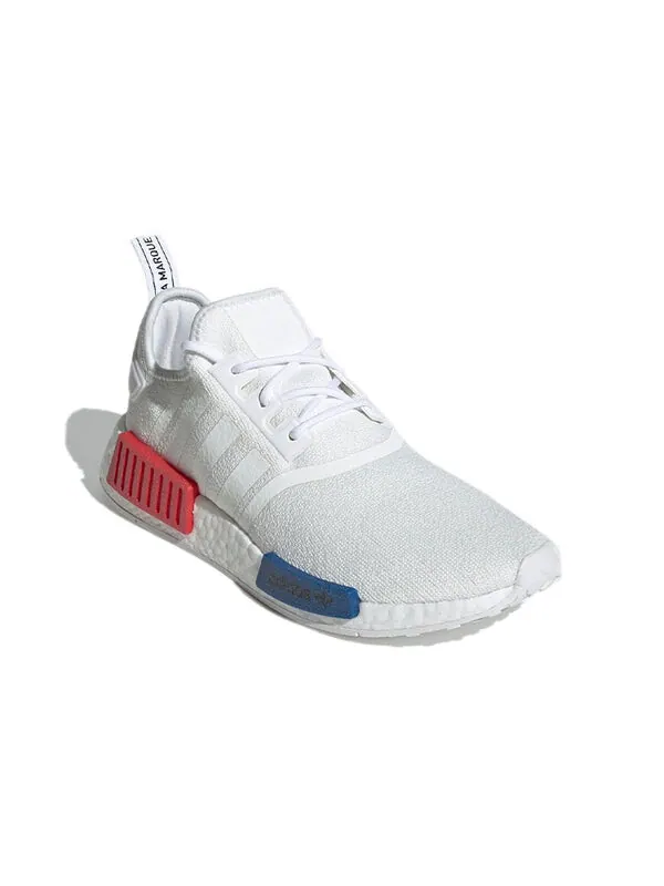 Кроссовки nmd_r1 Adidas — изображение 3 из 4, белый/красный/синий