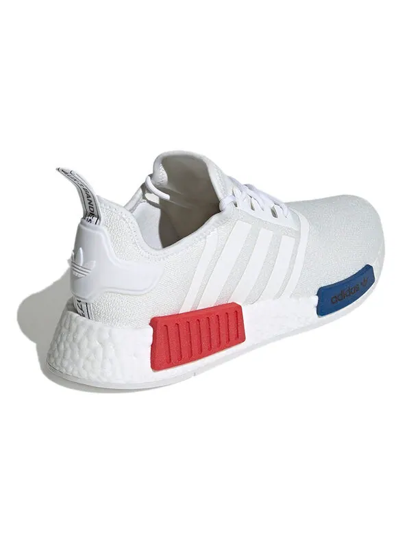 Кроссовки nmd_r1 Adidas — изображение 4 из 4, белый/красный/синий