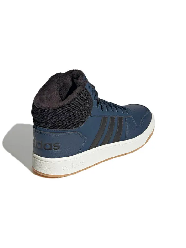 Кроссовки hoops 2.0 средние Adidas — изображение 3 из 4, темно-синий/черный