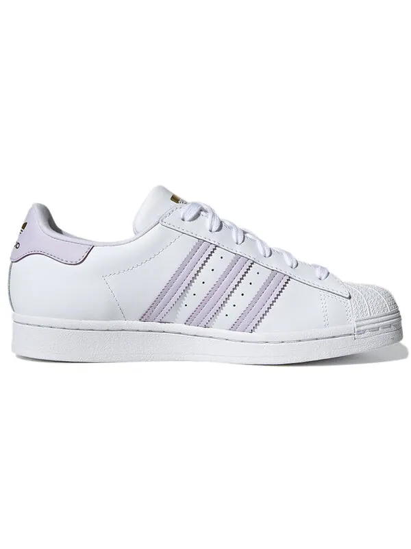 Кроссовки суперзвезда Adidas — изображение 2 из 4, белый/фиолетовый/розовый