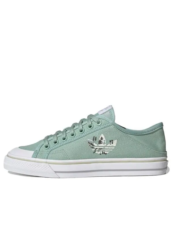 Кроссовки оригинальные nizza lo shoes Adidas — изображение 1 из 4, зеленый