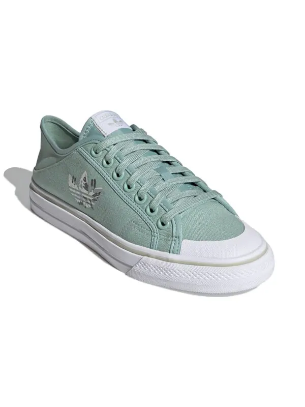 Кроссовки оригинальные nizza lo shoes Adidas — изображение 3 из 4, зеленый