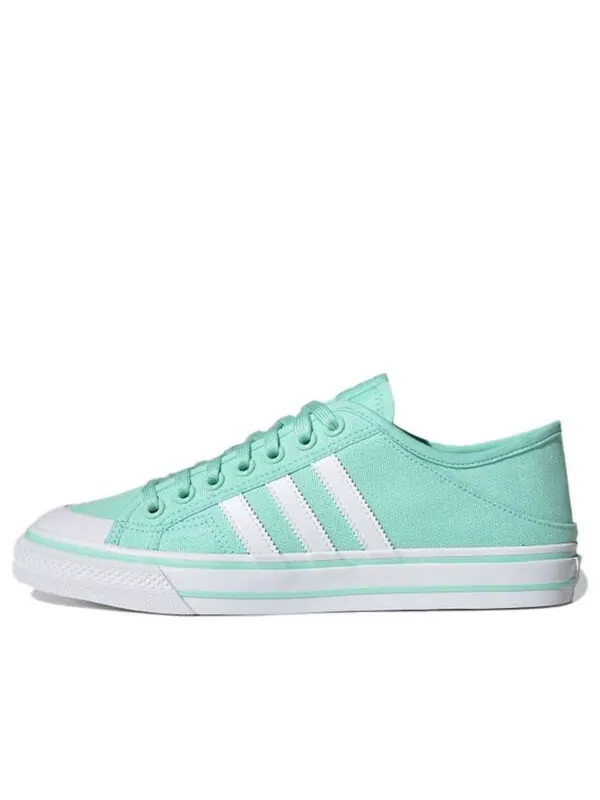 Кроссовки оригинальные nizza lo shoes Adidas — изображение 1 из 4, зеленый/белый