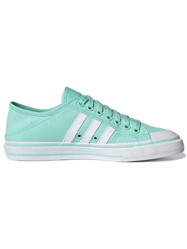 Кроссовки оригинальные nizza lo shoes Adidas — изображение 2 из 4, зеленый/белый