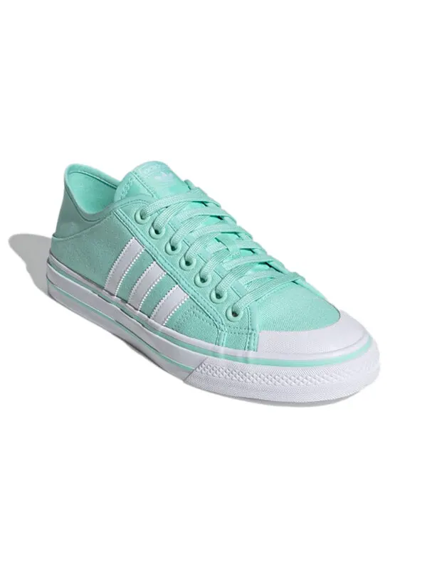 Кроссовки оригинальные nizza lo shoes Adidas — изображение 3 из 4, зеленый/белый