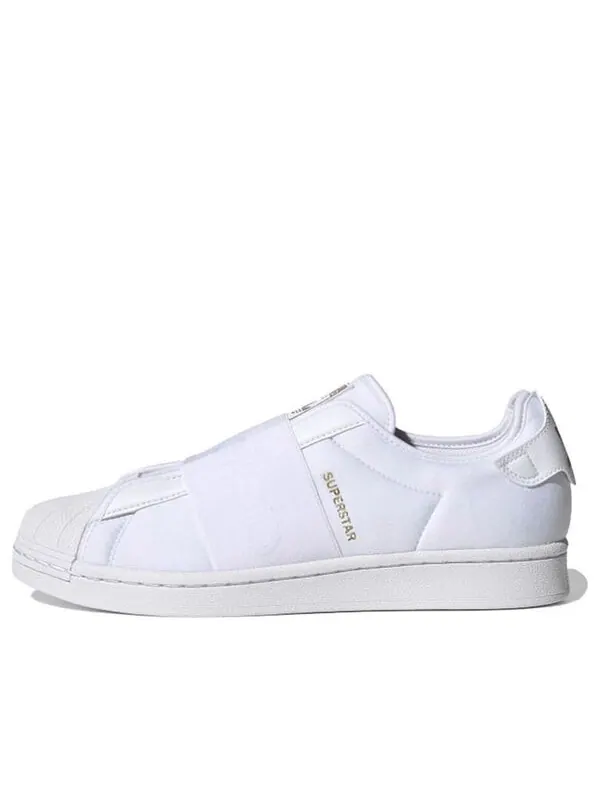 Кроссовки суперзвезда слипоны Adidas — изображение 1 из 4, белый