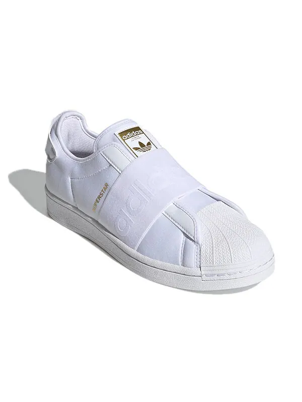 Кроссовки суперзвезда слипоны Adidas — изображение 3 из 4, белый