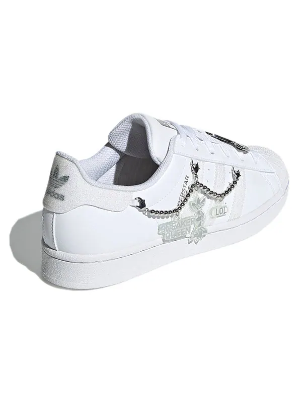 Кроссовки originals superstar for white/silver/grey Adidas — изображение 4 из 4, белый/серый