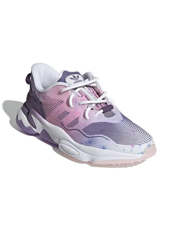 Кроссовки originals ozweego 'pink purple' Adidas — изображение 3 из 4, розовый/фиолетовый