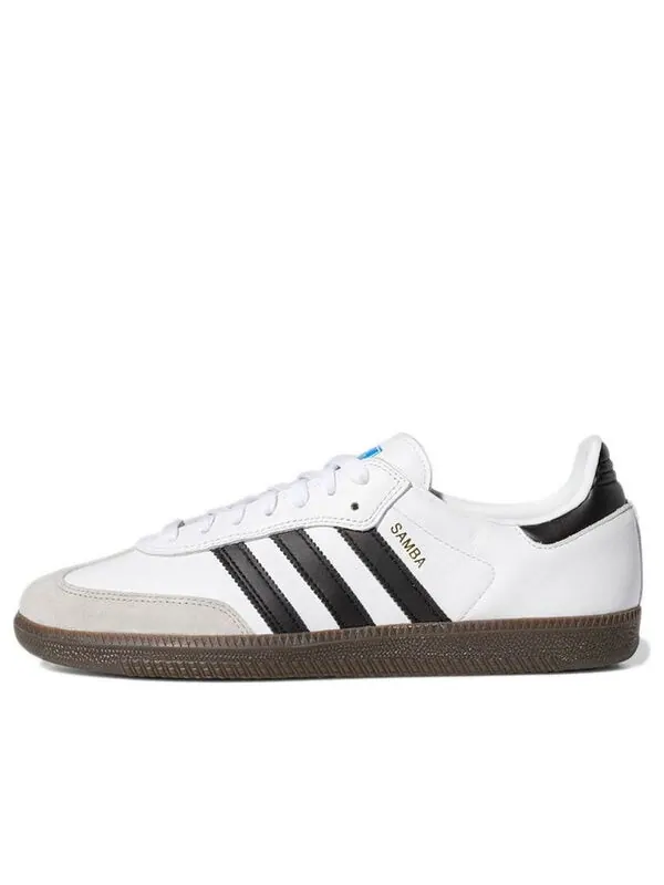 Кроссовки samba adv Adidas — изображение 1 из 4, белый/черный