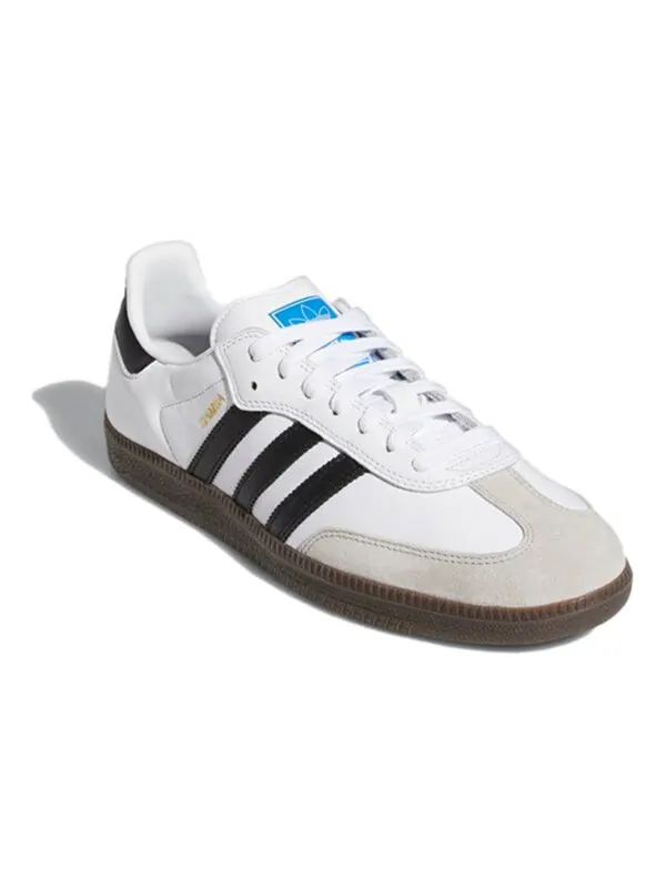 Кроссовки samba adv Adidas — изображение 3 из 4, белый/черный