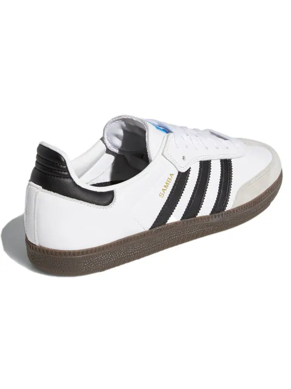 Кроссовки samba adv Adidas — изображение 4 из 4, белый/черный
