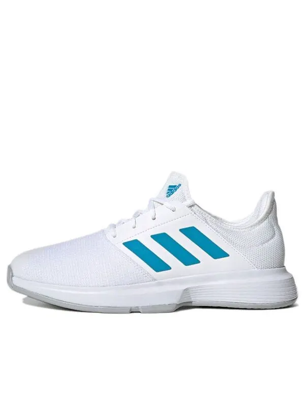 Кроссовки gamecourt Adidas — изображение 1 из 4, белый/голубой/серый