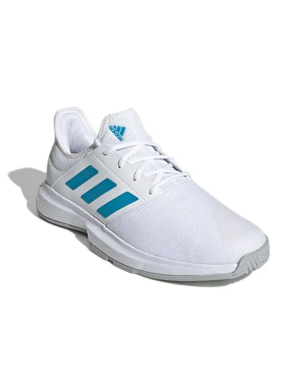 Кроссовки gamecourt Adidas — изображение 3 из 4, белый/голубой/серый
