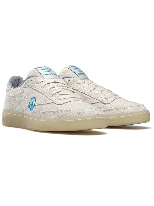 Кроссовки story mfg x club c 85 'non-dyed' Reebok — изображение 3 из 4, серый/синий