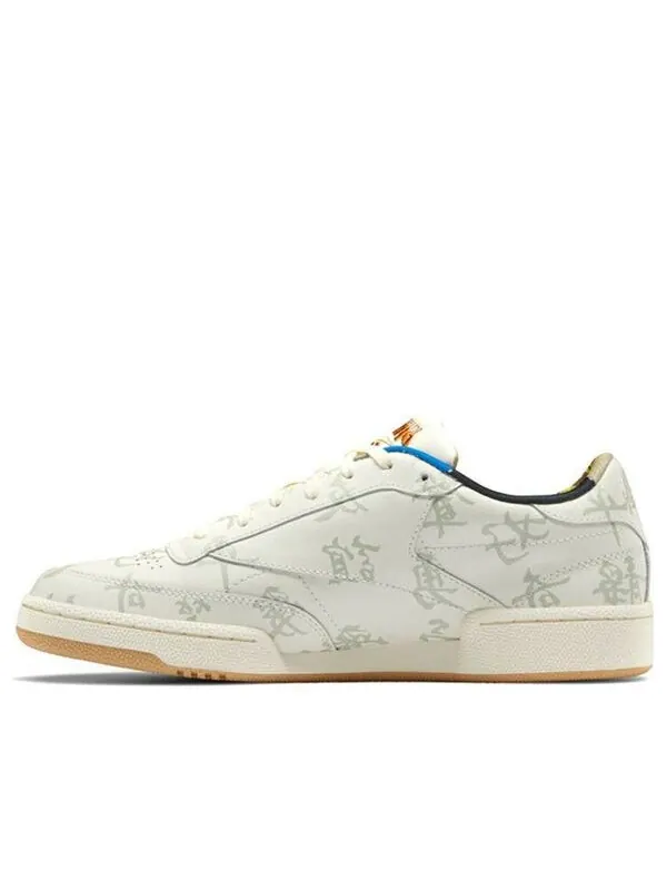 Кроссовки kung fu panda x club c 85 'chinese calligraphy' Reebok — изображение 1 из 4, белый