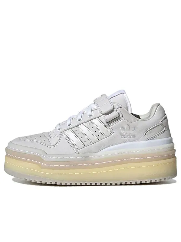 Кроссовки triple platforum low 'crystal white' Adidas — изображение 1 из 4, серый