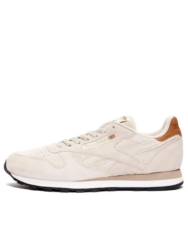 Кроссовки nstuff x classic leather Reebok — изображение 1 из 4, бежевый