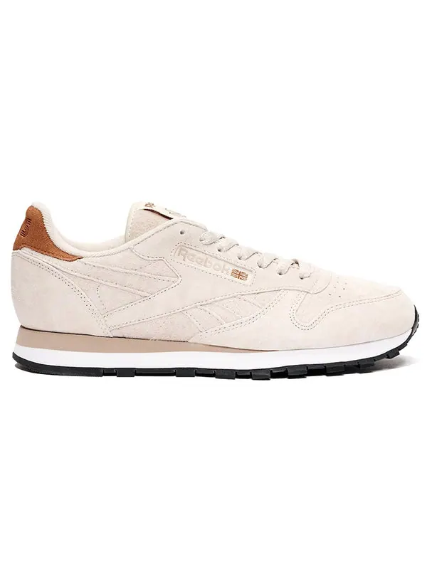 Кроссовки nstuff x classic leather Reebok — изображение 2 из 4, бежевый