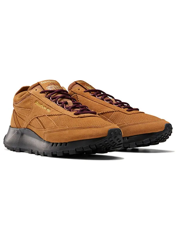 Кроссовки sneakersnstuff x classic leather legacy 'wild brown' Reebok — изображение 3 из 4, коричневый