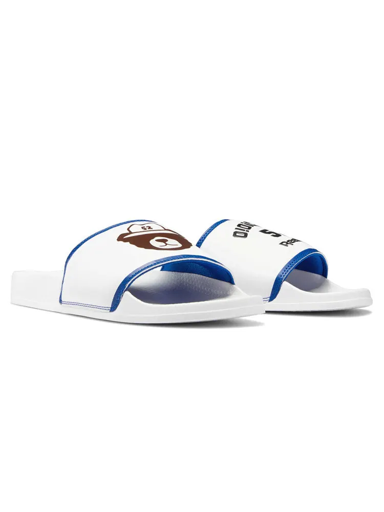 Шлепанцы Reebok OIOI x Classic Slide 'White Blue' — изображение 3 из 5, синий